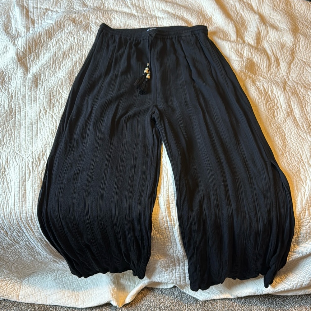 Flowy swim pants cover up